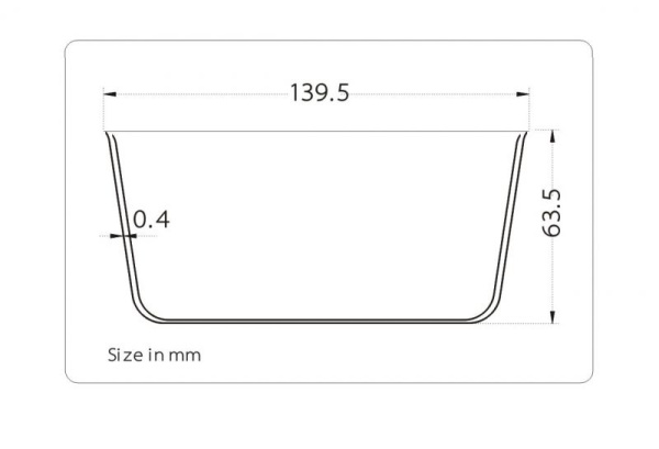 Миска GORAA Double-wall Titanium Bowl 0,55L (Титан; 550мл)
